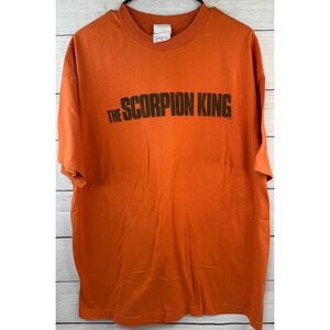 Vintage The Scorpion King Movie T-Shirt Murina Orange Mens XL‎ Made in USA 2002